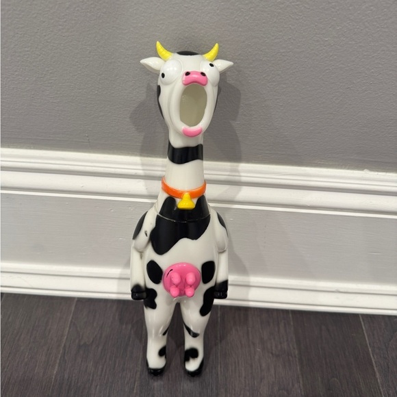 Other - NWOT Cow Squeak Toy with Yellow Horns